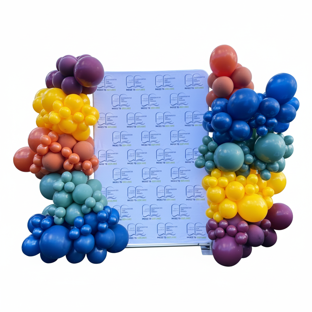 Custom Balloon Photo Backdrop