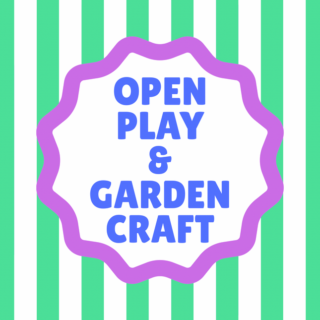 Open Play & Garden Craft - Saturday - April 18, 10:45 AM to 12:00 PM