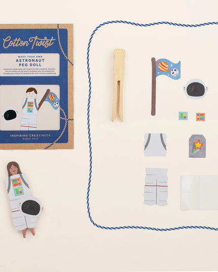 Make Your Own Astronaut Peg Doll