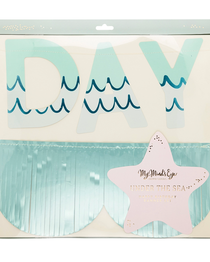 Decorative paper set with 'My Mind's Eye' branding featuring a starfish and ocean-themed design.