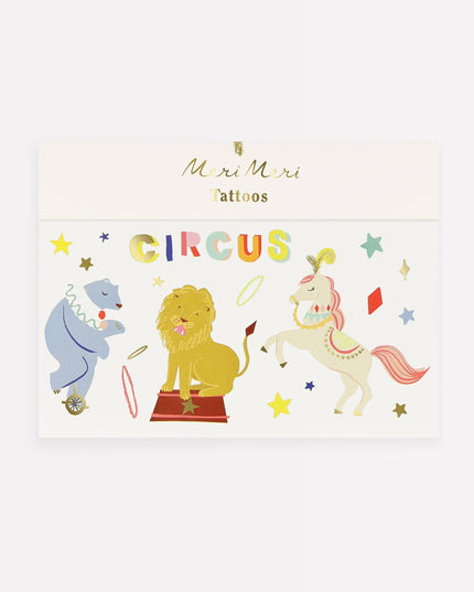 Circus Temporary Tattoos