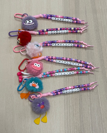 Custom Bead Bag Charms