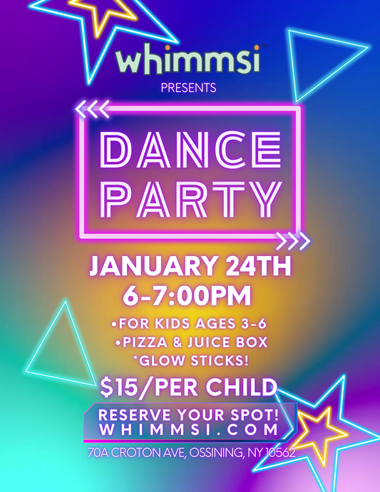 Whimmsi Presents: Dance Party - January 24, 6PM to 7PM