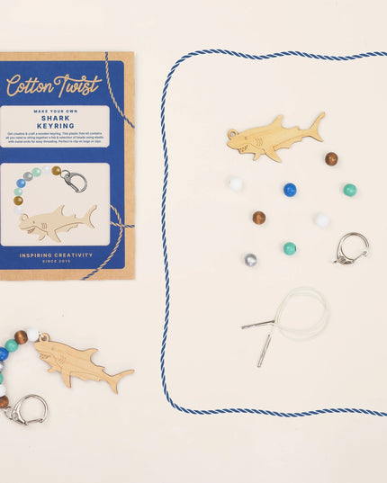 Make Your Own Shark Keyring Kit