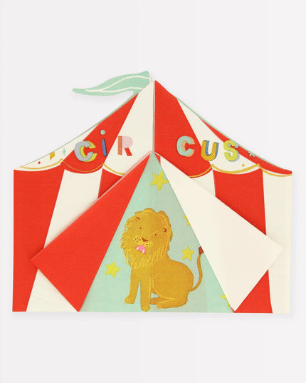Circus Shaped Big Top Napkins