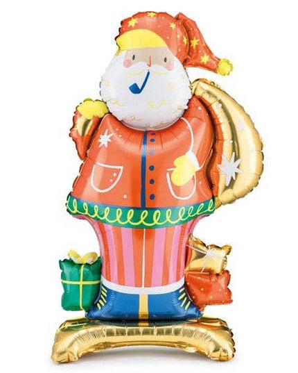 Standing Santa Foil Balloon 34in.