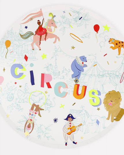 Circus Dinner Plates