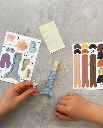 Make Your Own Mermaid Peg Doll